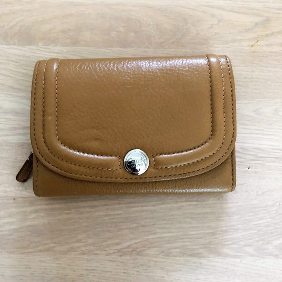 Coach Handbags - Coach Tan Leather Wallet